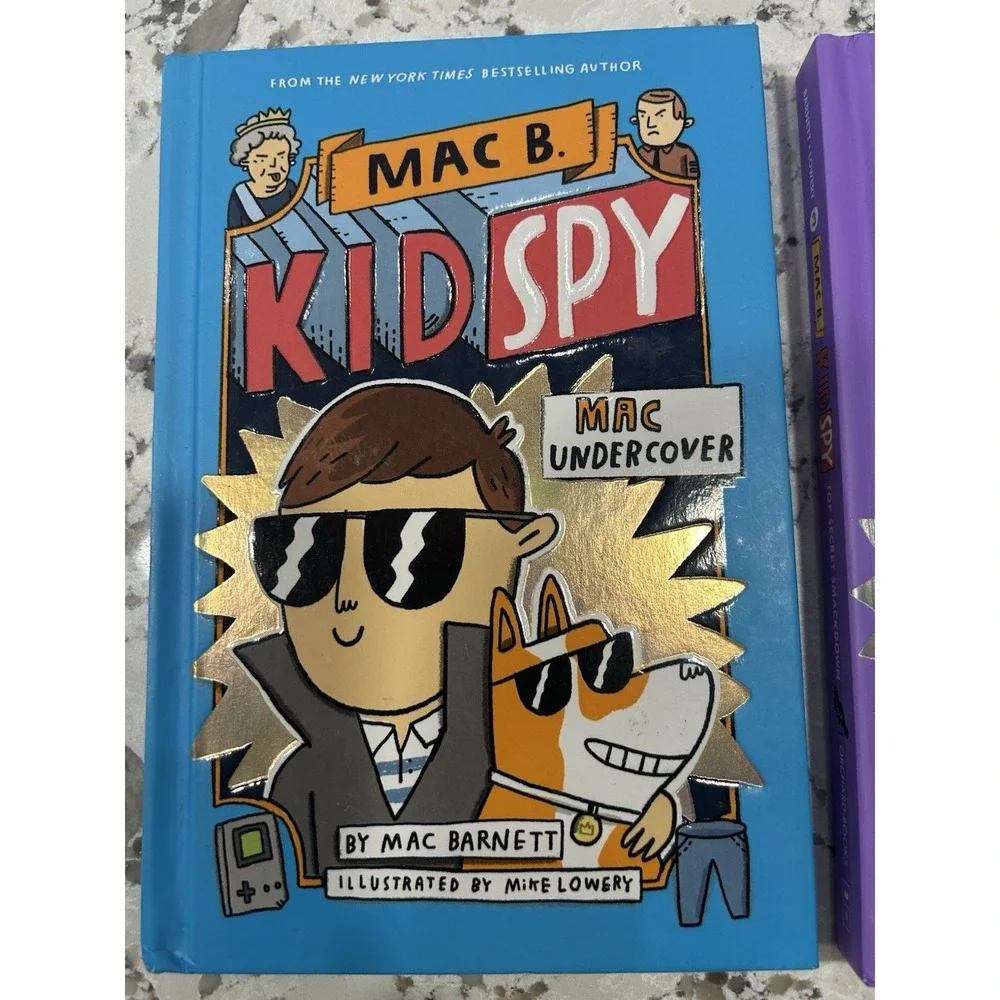 Mac B Kid Spy Series by Barnett Hardcover Books Undercover, Top Secret Smackdown